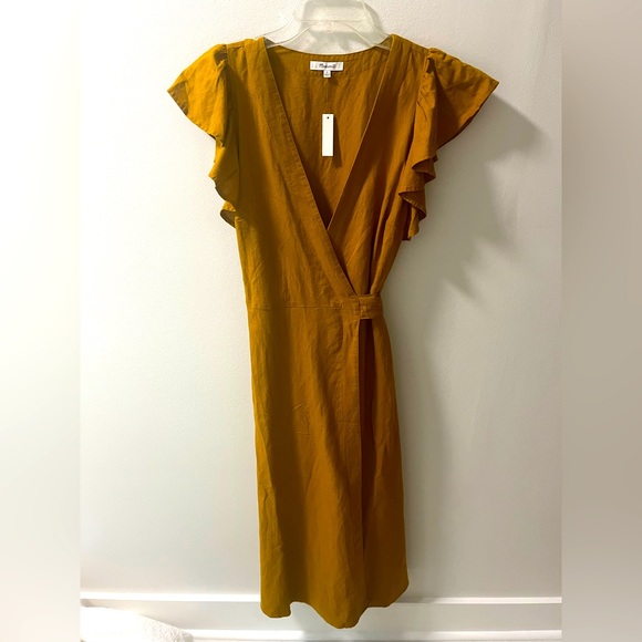 NEW WITH TAGS Madewell wrap dress in size medium - Picture 2 of 8
